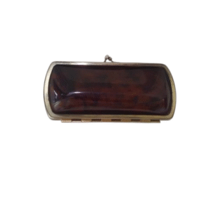 Bolsa clutch tartaruga