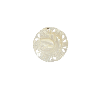 broche/ pingente rosa madreperola